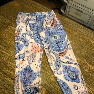 Express pants. Pink paisley    Size small